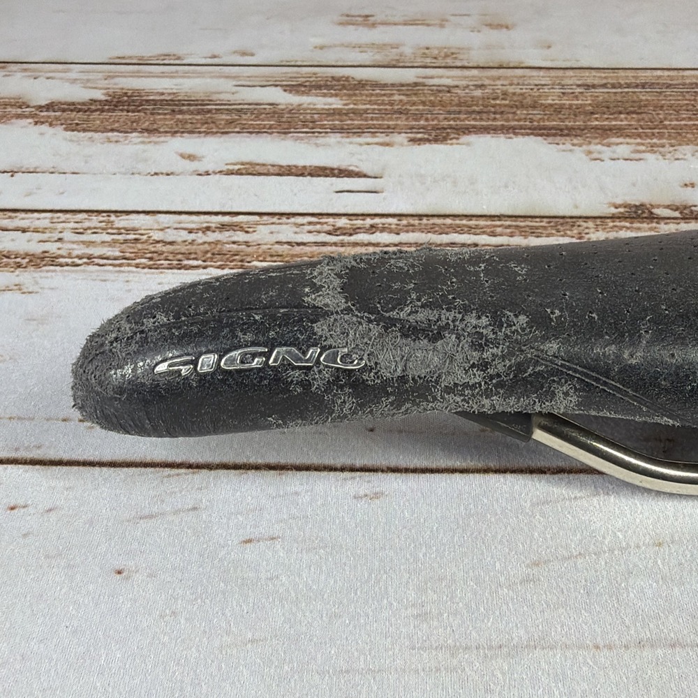 Selle Italia Signo Titanium Vintage Road Racing Saddle Black - Picture 3 of 9